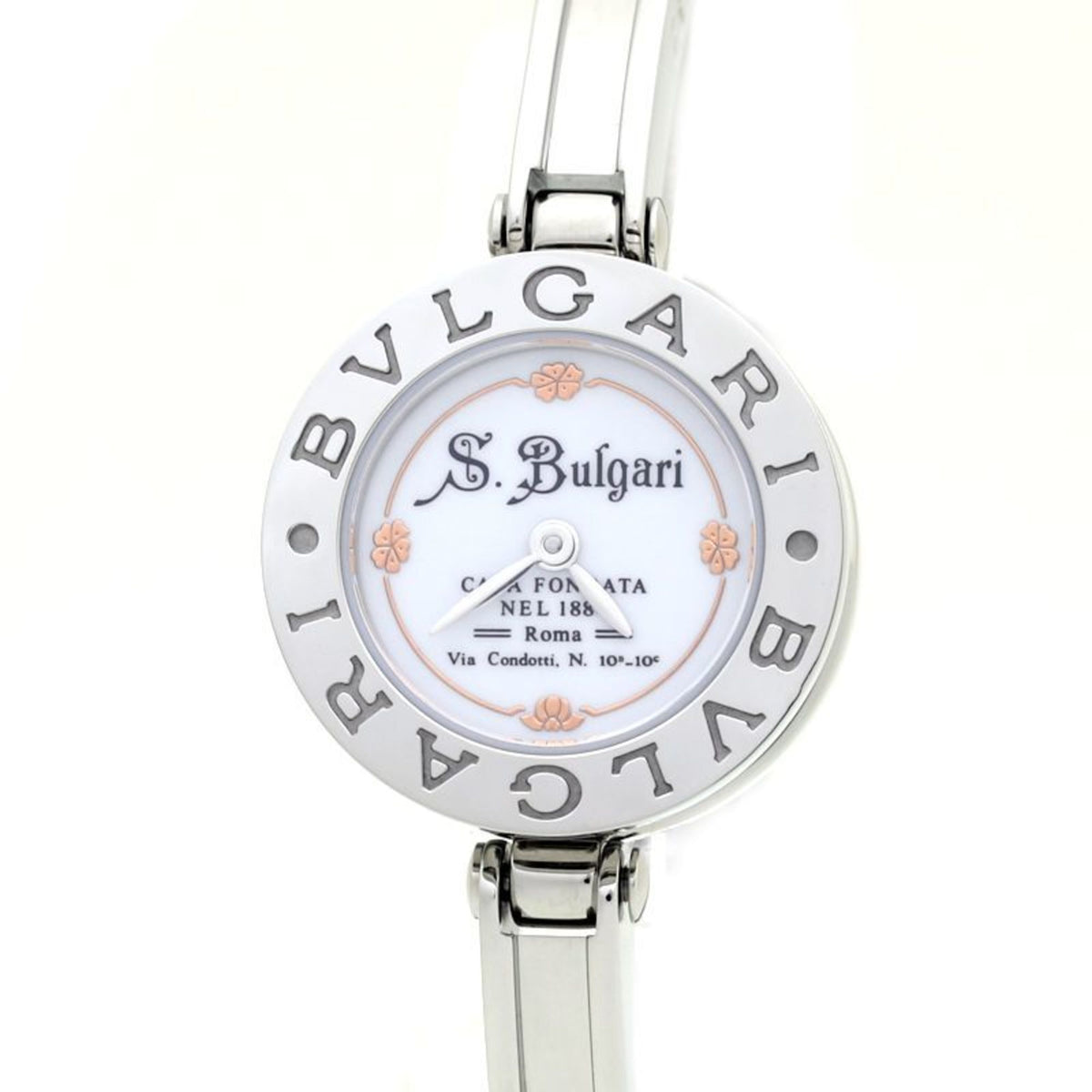 Gebrauchte Bvlgari BVLGARI B.zero1 BZ22WSS 125 125. Jahrestag Modell S Größe Edelstahl Damen 39030 