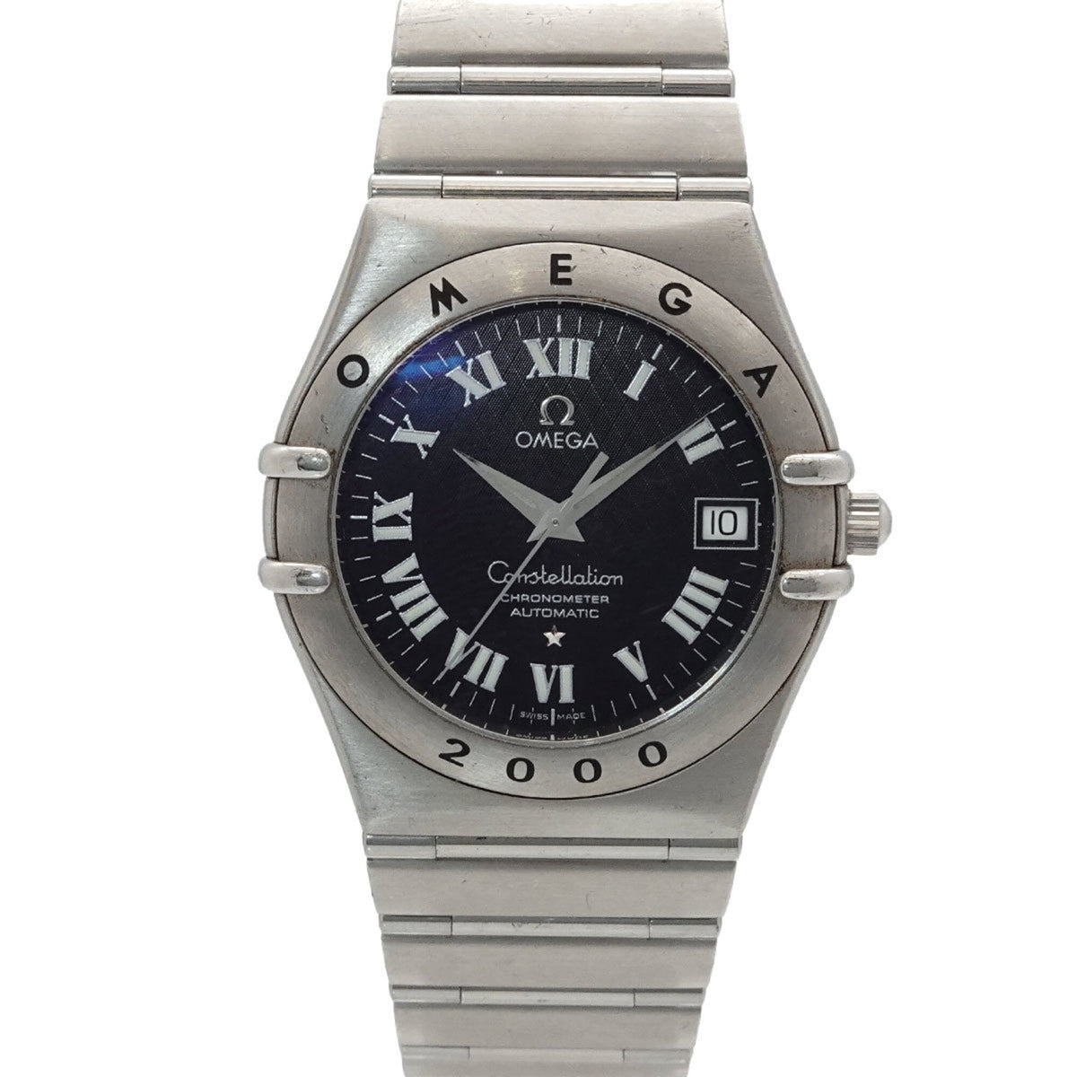 Pre-Owned Omega Constellation Millennium 1504 50 2000 Limited Edition Men's Watch, Date, Black, Automatic Movement
