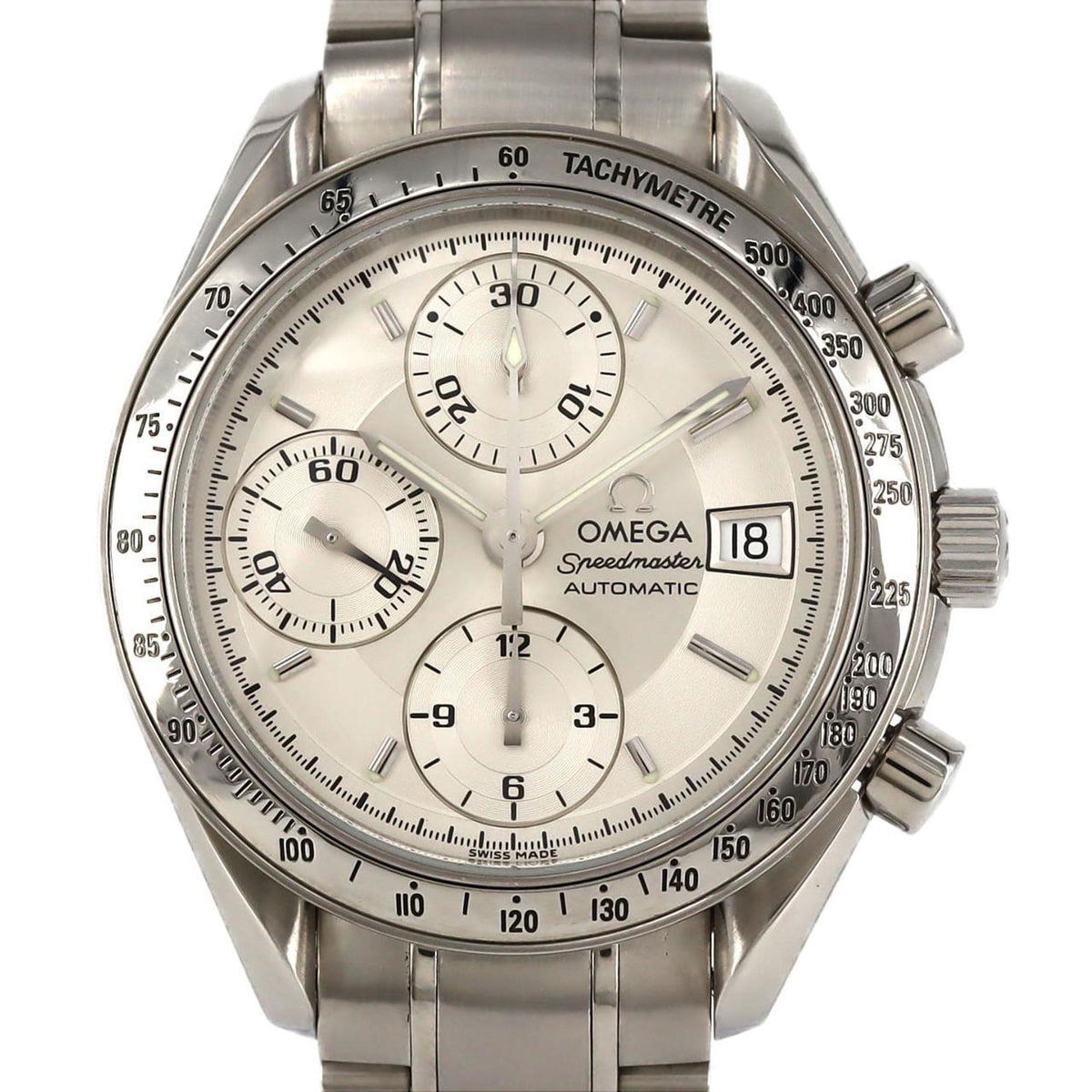 Gebrauchte Omega Speedmaster Date 3513.30 SS Automatikuhr 