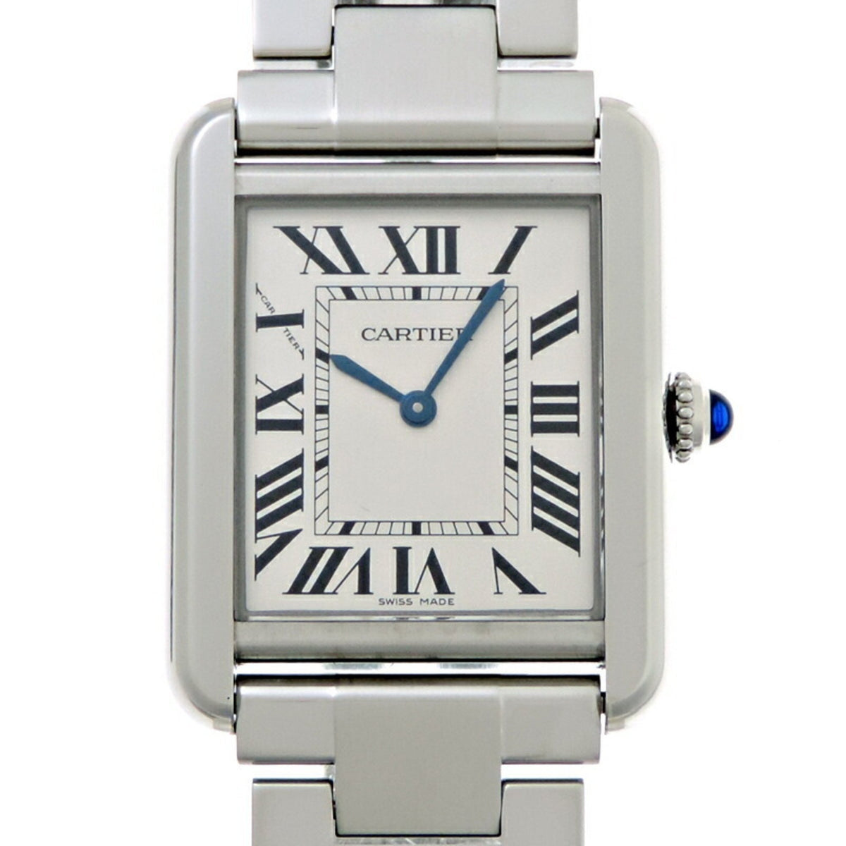 Gebrauchte Cartier Tank Solo Uhr SM Damenarmbanduhr W5200013 