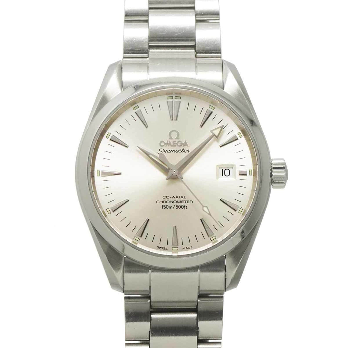 Pre-Owned Omega Seamaster Aqua Terra Co-Axial 2503 30 Men's Watch, Date, Silver, Automatic Movement