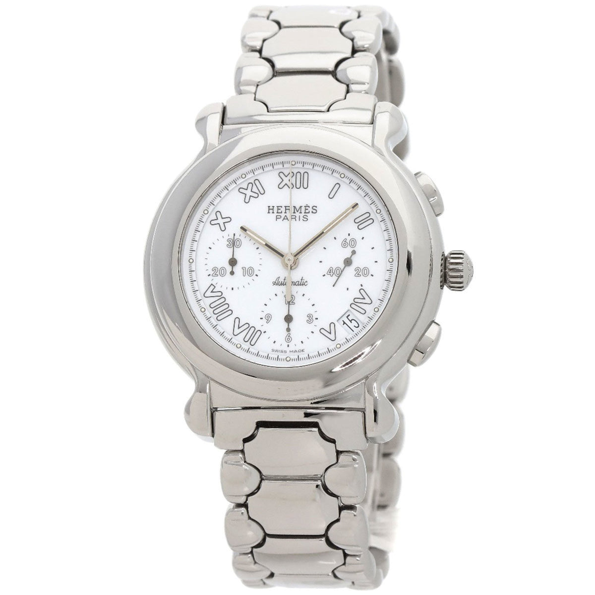Gebrauchte Hermes KP1.910 Kepler Uhr Edelstahl SS Herren HERMES 