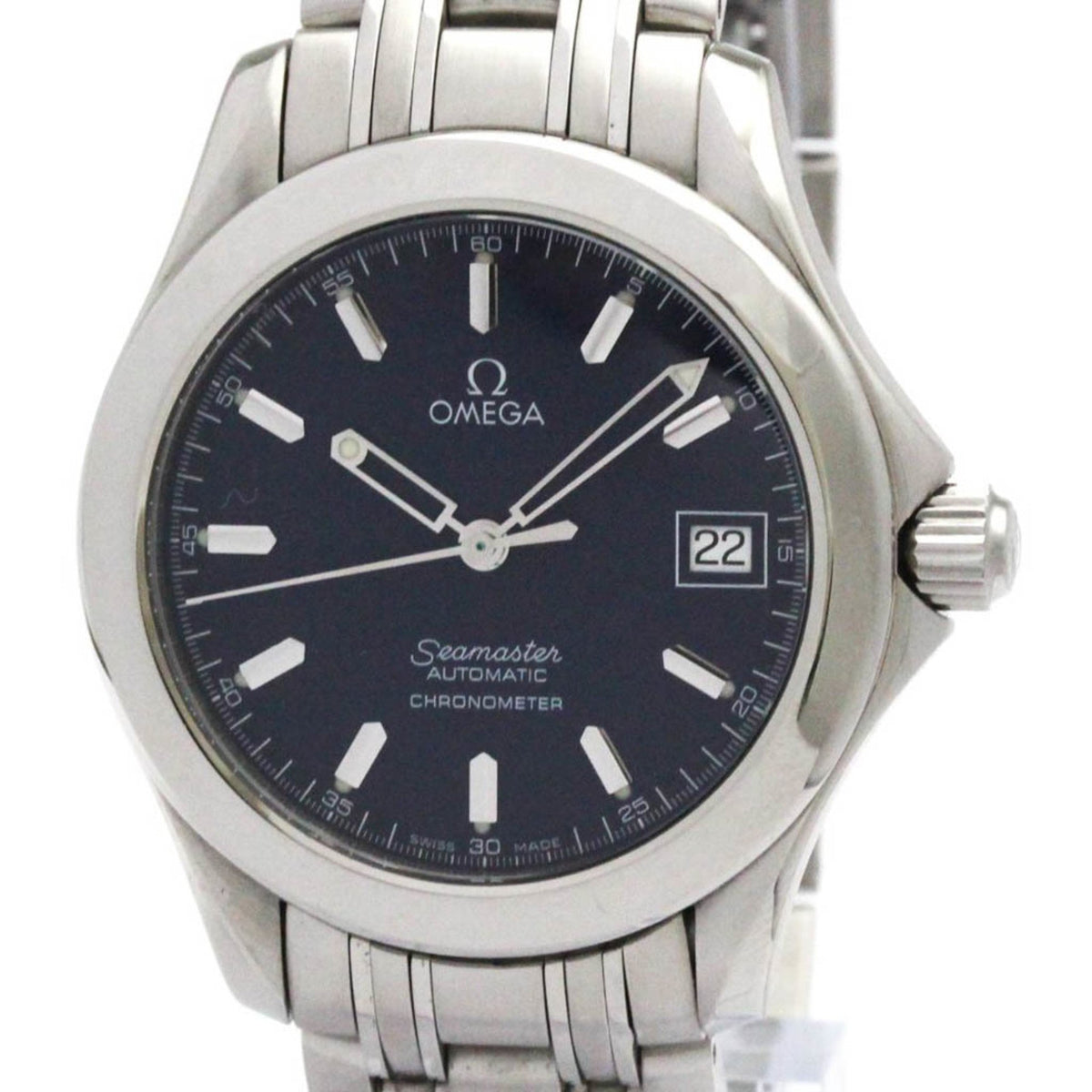 Pre-Owned OMEGA Seamaster 120m Jacques Mayol LTD Edition Watch 2507.80 Polished
