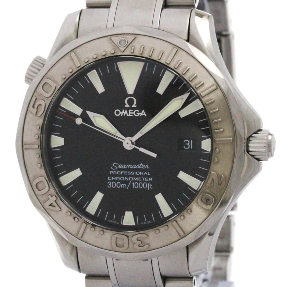 Pre-Owned OMEGA Seamaster Professional 300M Automatic Mens Watch 2230.50 Polished