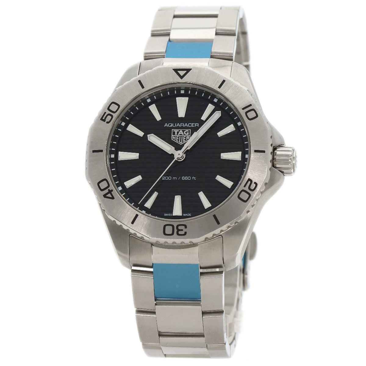 Gebrauchte TAG Heuer WBP1110.BA0627 Aquaracer Professional 200 Unbenutzte Uhr Edelstahl SS Herren HEUER 