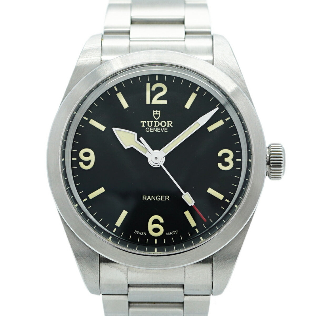Pre-Owned Tudor Ranger 79950 Black Dial Men's Watch