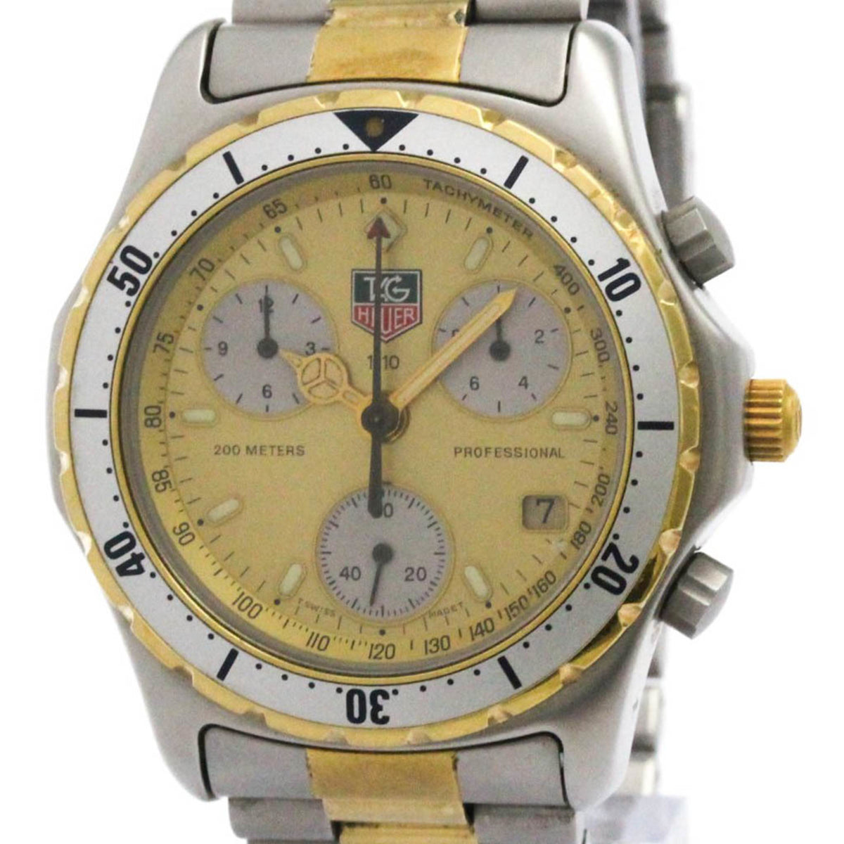 Pre-Owned TAG HEUER Professional 200M Gold Plated Stainless Steel Quartz 575.406