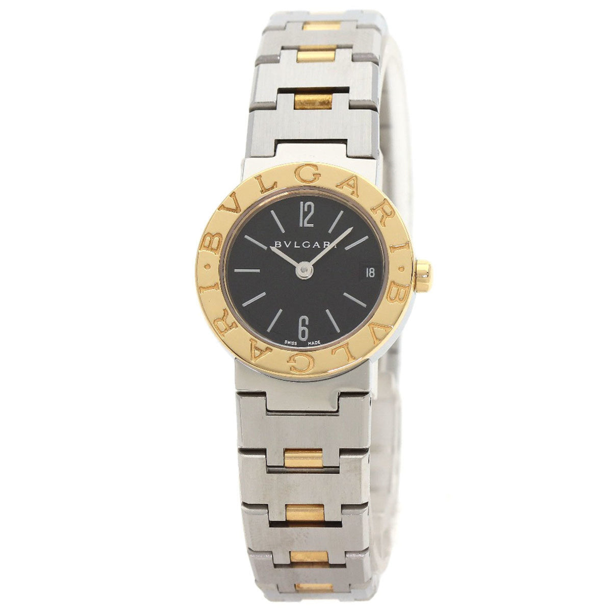 Gebrauchte BVLGARI BB23SGD Armbanduhr Edelstahl SSxK18YG Damen 