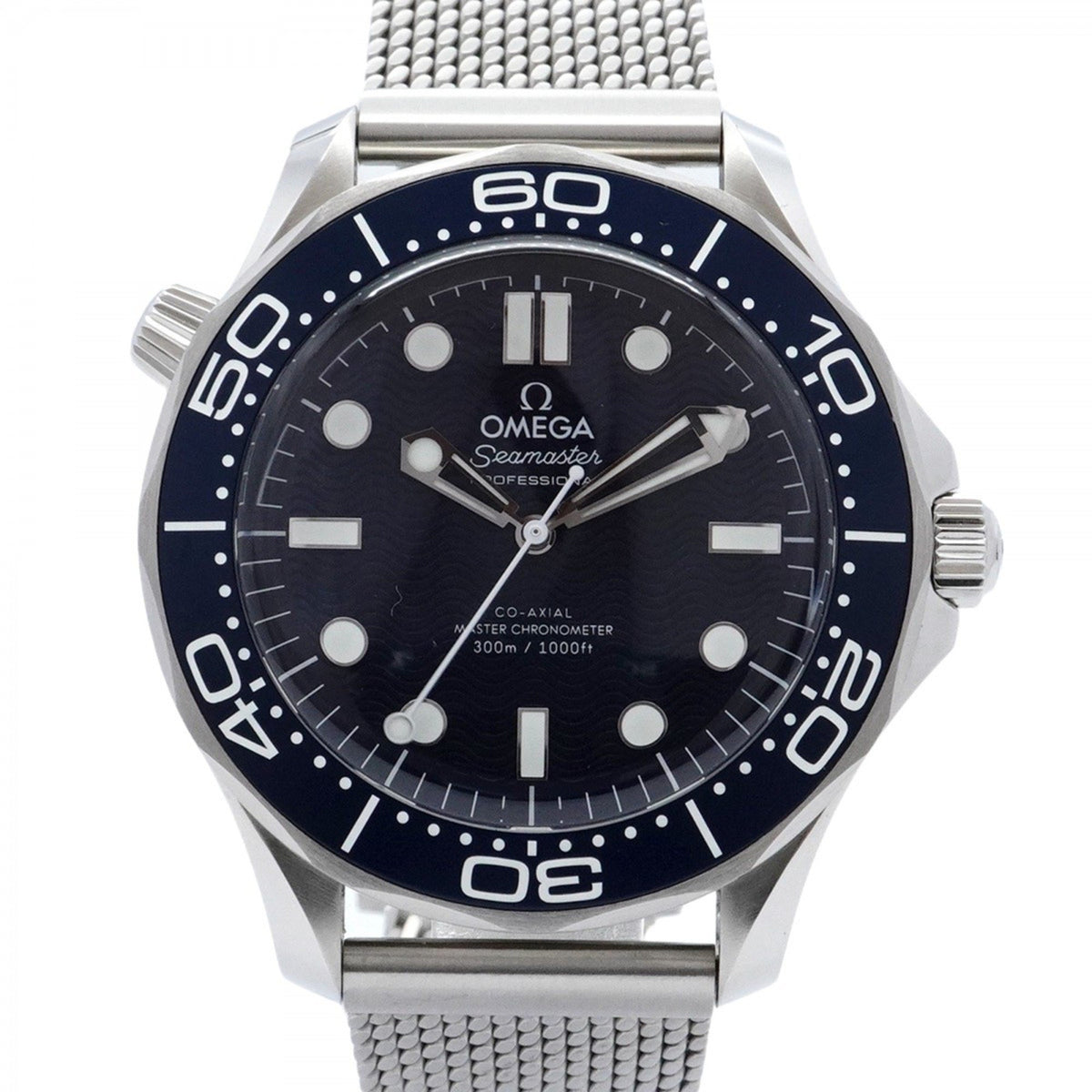 Pre-Owned Omega Seamaster Professional 210.30.42.20.03.002 Navy Dial Men's Watch