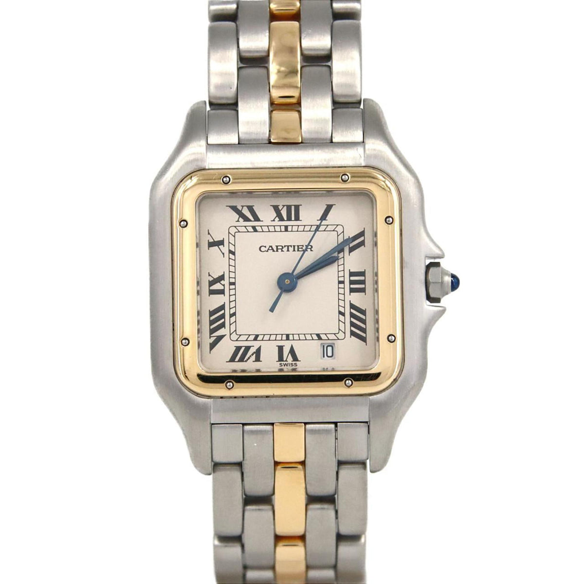 Pre-Owned Cartier Panthere MM 1-row 83083241 SSxYG Quartz Watch