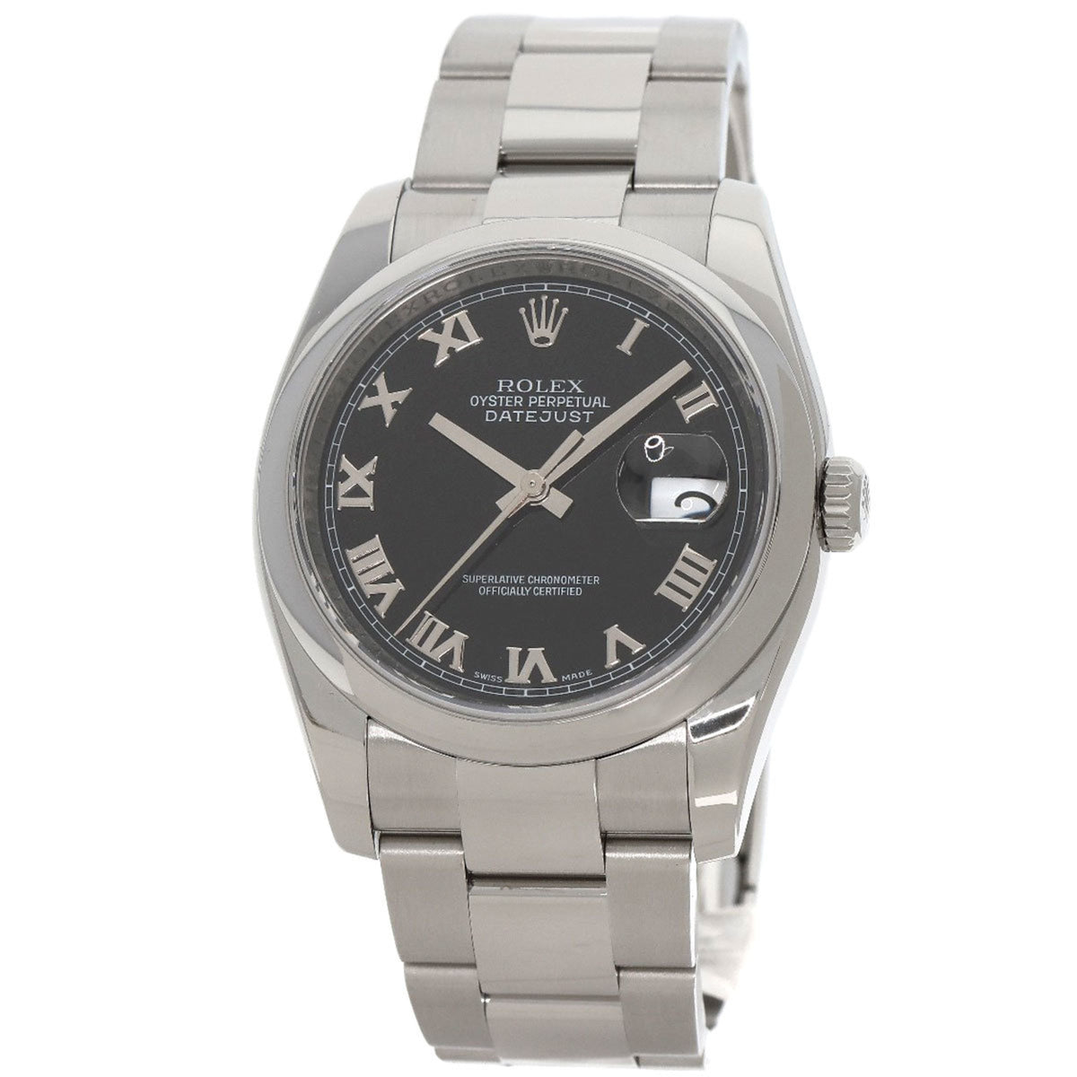 Gebrauchte Rolex 116200 Datejust 36 Uhr Edelstahl SS Herren ROLEX 