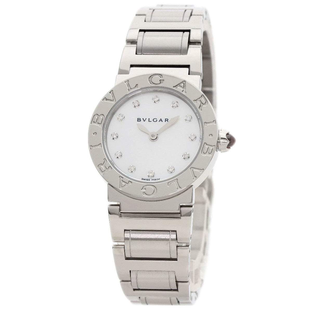 Gebrauchte BVLGARI BBL26S Armbanduhr Edelstahl SS Damen 