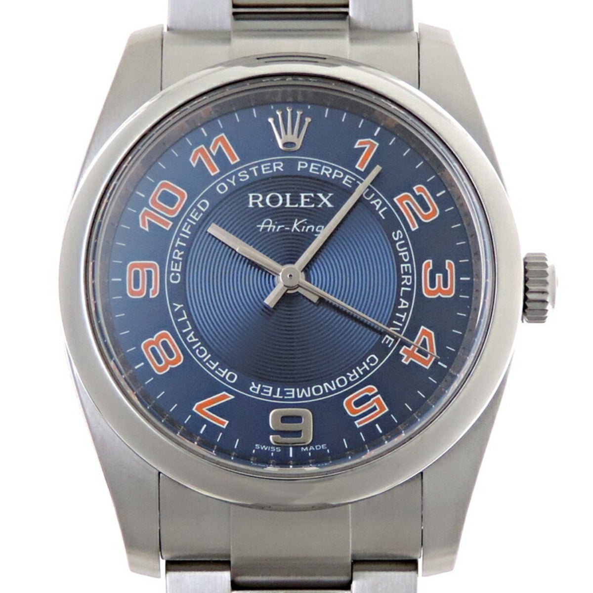 Gebrauchte Rolex Air King Concentric M Seriennummer 2007-2008 Herrenuhr 114200 
