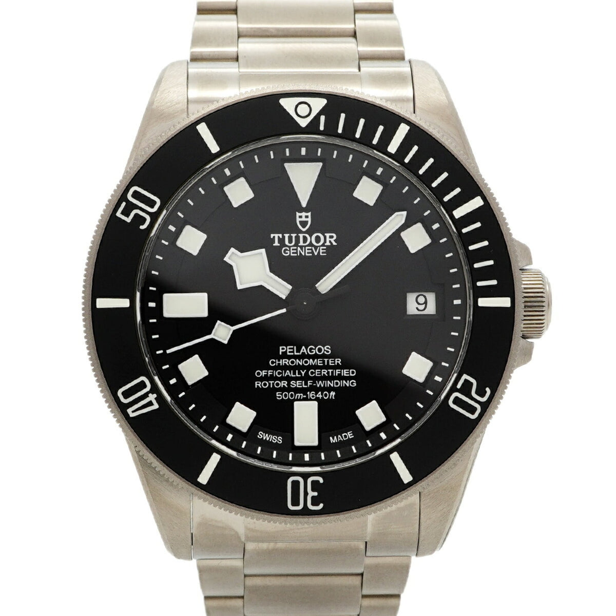Pre-Owned Tudor Pelagos 25600TN Black Dial Men's Watch