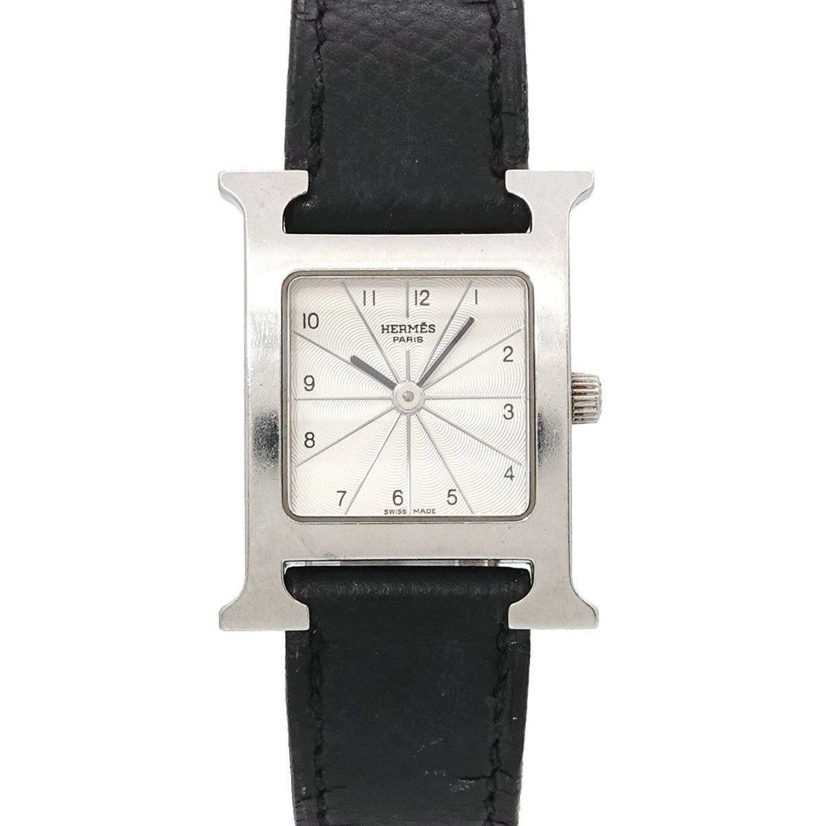 Pre-Owned Herm?s H Watch HH1 210 Women's Silver Quartz