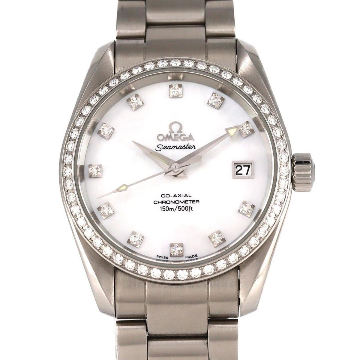 Pre-Owned Omega Seamaster Aqua Terra D-11P 2509.75 Stainless Steel Automatic Watch