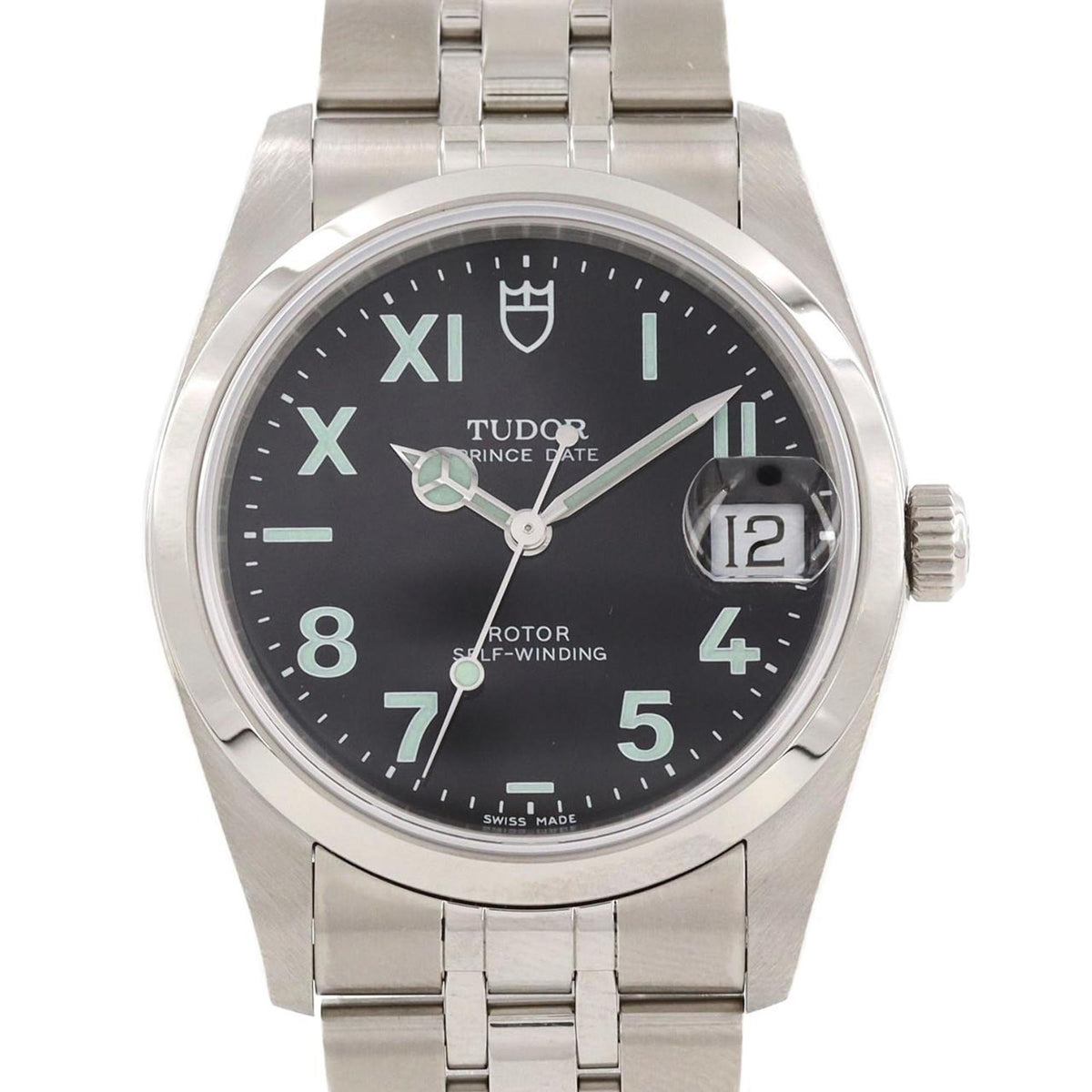 Gebrauchte Tudor Prince Date 74000N?5 SS Armbanduhr Automatik 