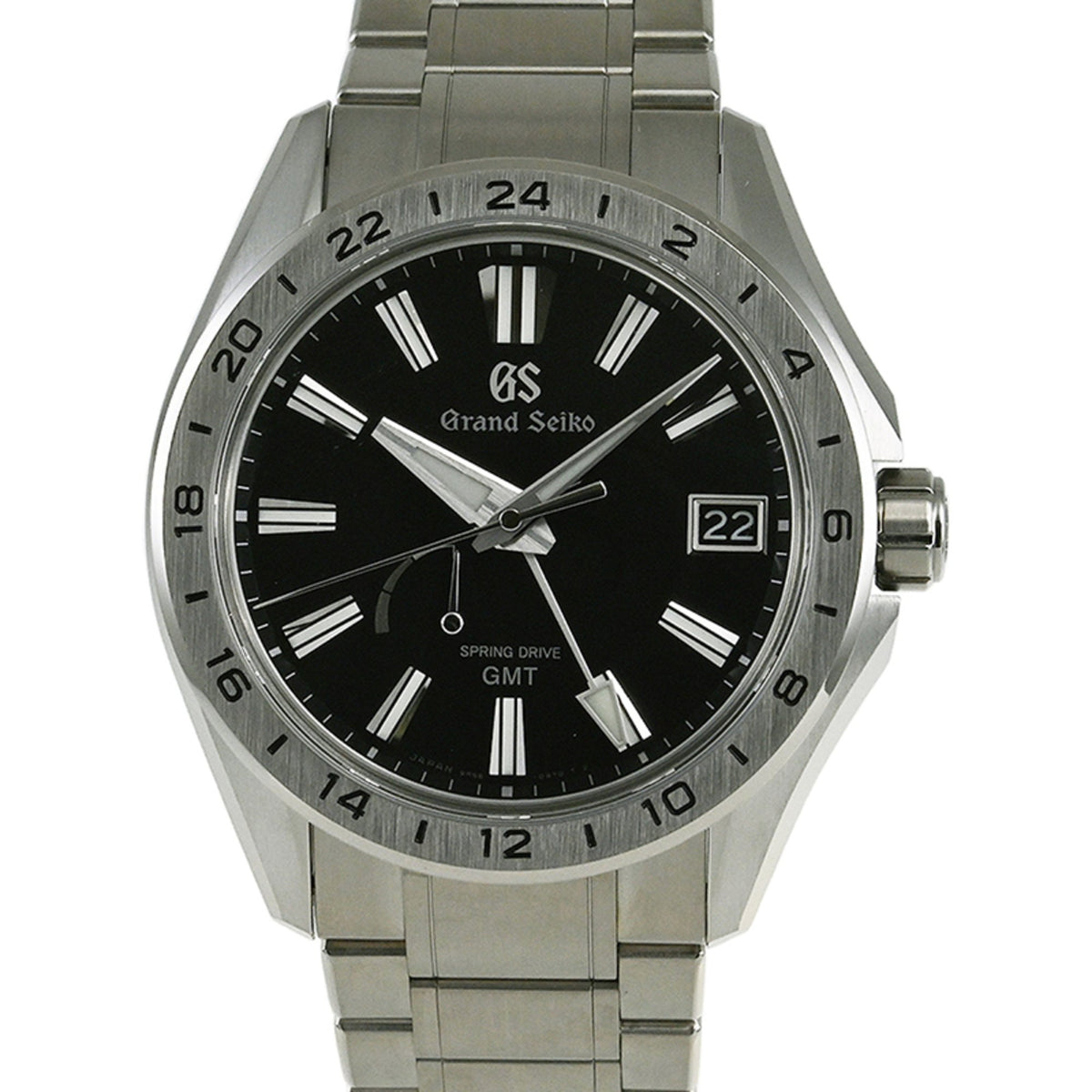 Gebrauchte SEIKO Grand Seiko Evolution 9 Kollektion 9R Spring Drive GMT Uhr SBGE283 