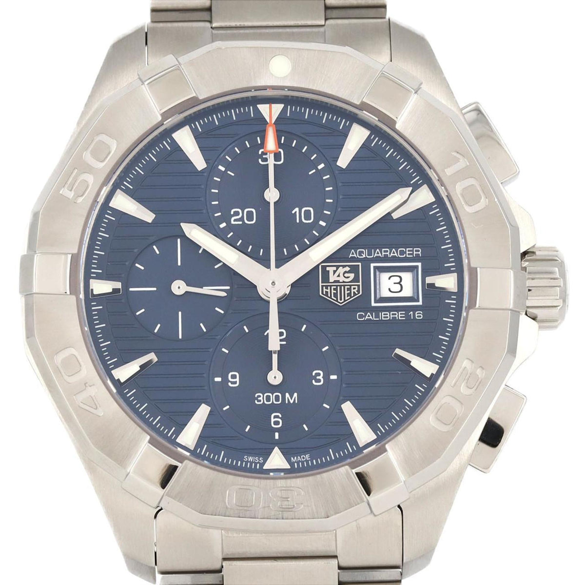 Pre-Owned TAG Heuer Aquaracer Calibre 16 Chronograph CAY2112.BA0927 Stainless Steel Automatic Watch