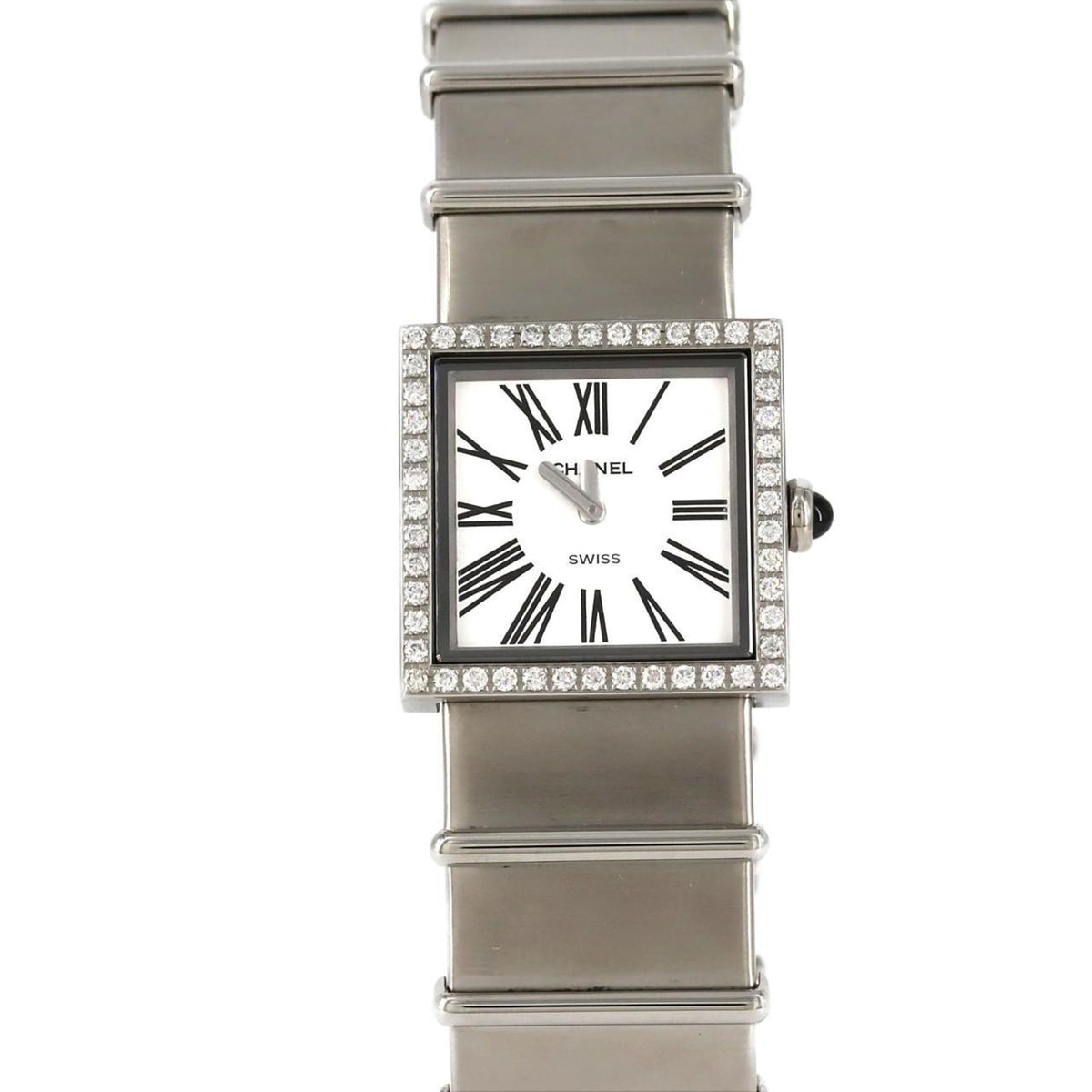 Pre-Owned Chanel Mademoiselle D H0830 SS Quartz Watch