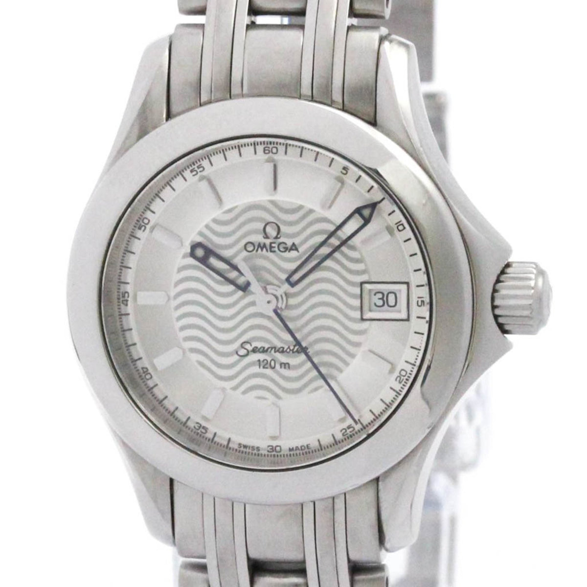 Pre-Owned OMEGA Seamaster 120M Steel Quartz Ladies Watch 2571.31 Polished