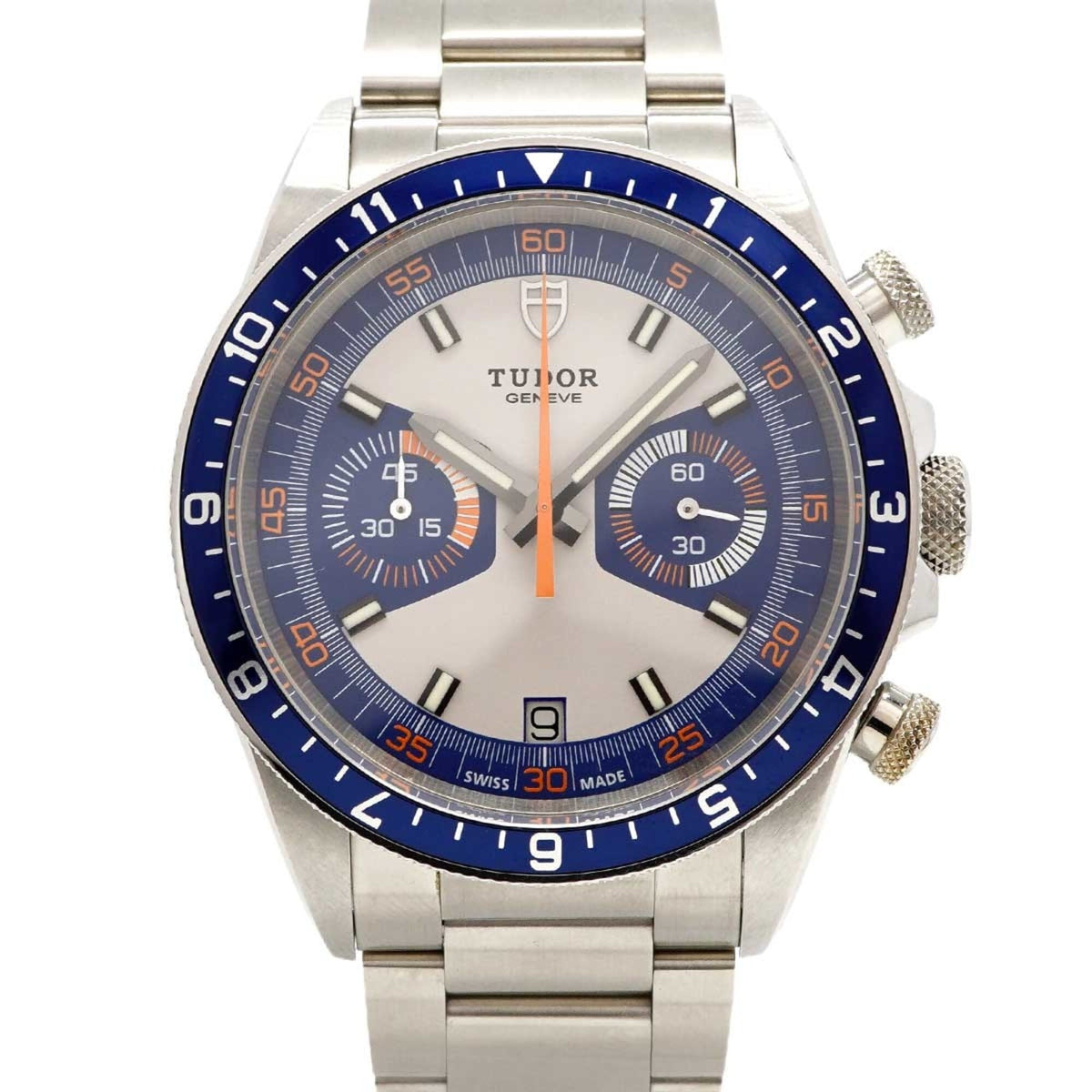 Pre-Owned Tudor Heritage Chrono 70330B White Dial Men's Watch