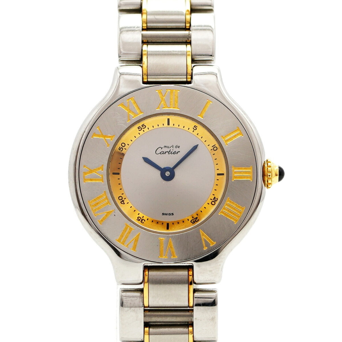 Pre-Owned Cartier Must 21 W10073R6 Silver Dial Women's Watch
