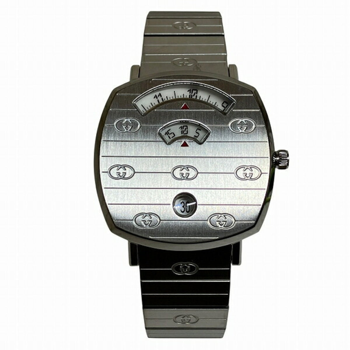 Gebrauchte GUCCI Grip 157.3 Quarzuhr Herren 