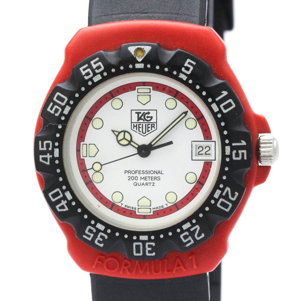 Pre-Owned TAG HEUER Formula 1 Plastic Stainless Steel Quartz Mid Size 385.513