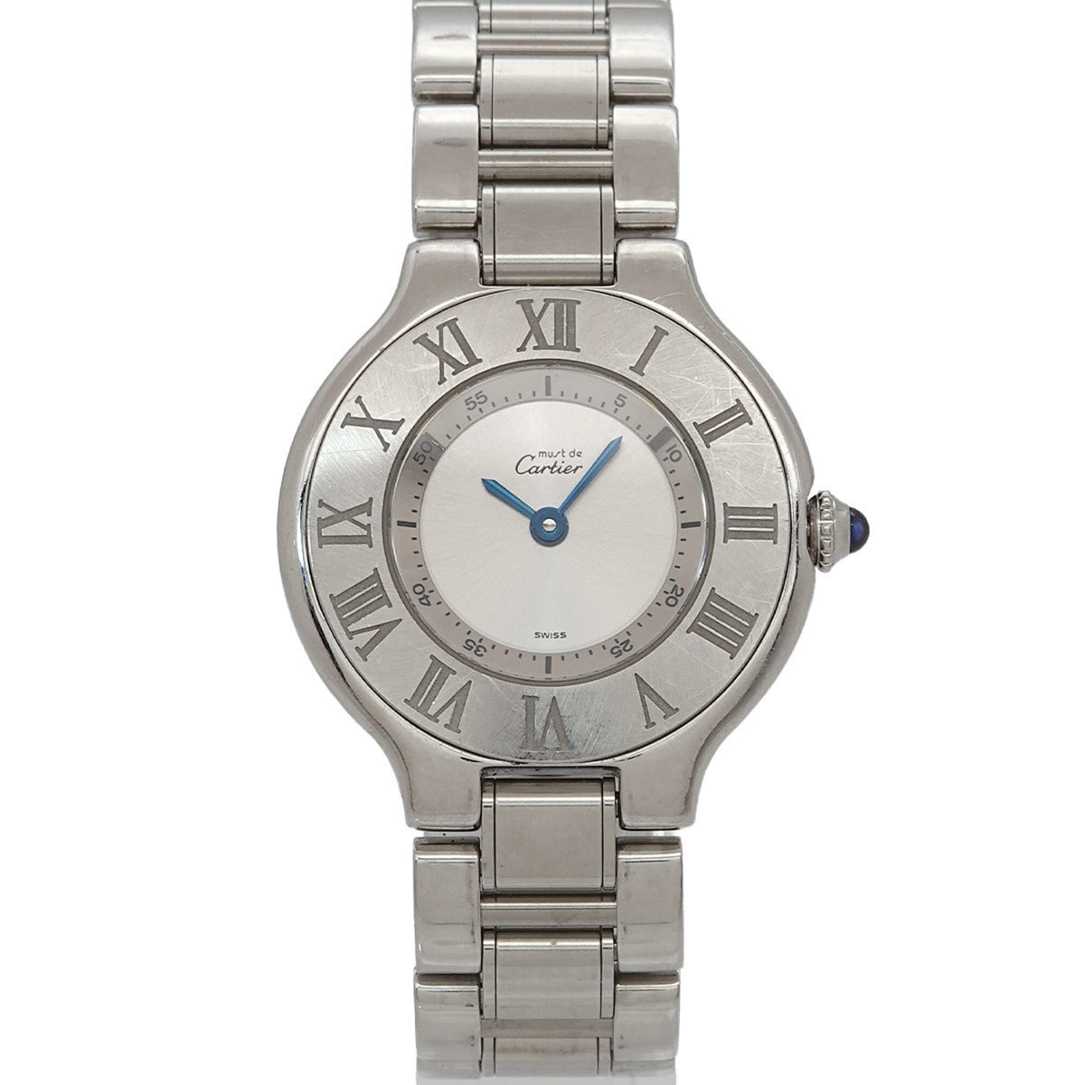 Pre-Owned Cartier Must 21 Vingt-et-un W10109T2 Women's Watch Silver Quartz Must21
