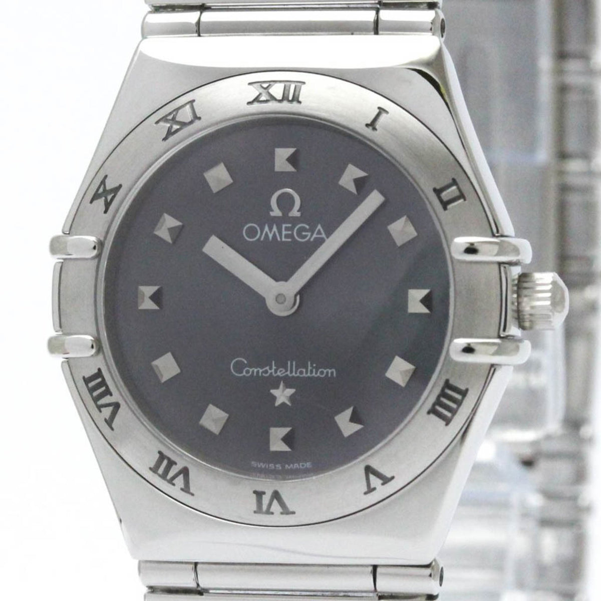 Gebrauchte polierte OMEGA Constellation My Choice Quarz-Damenuhr 1571.51 BF566800 