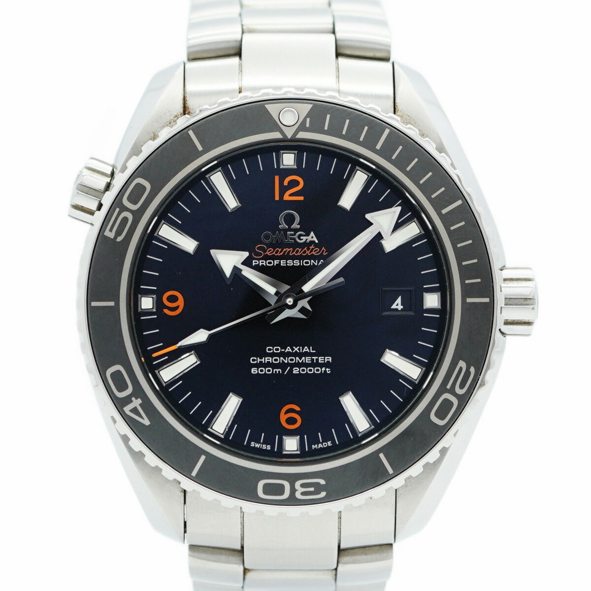 Pre-Owned Omega Seamaster 232.30.38.20.01.002 Black Dial Men's Watch