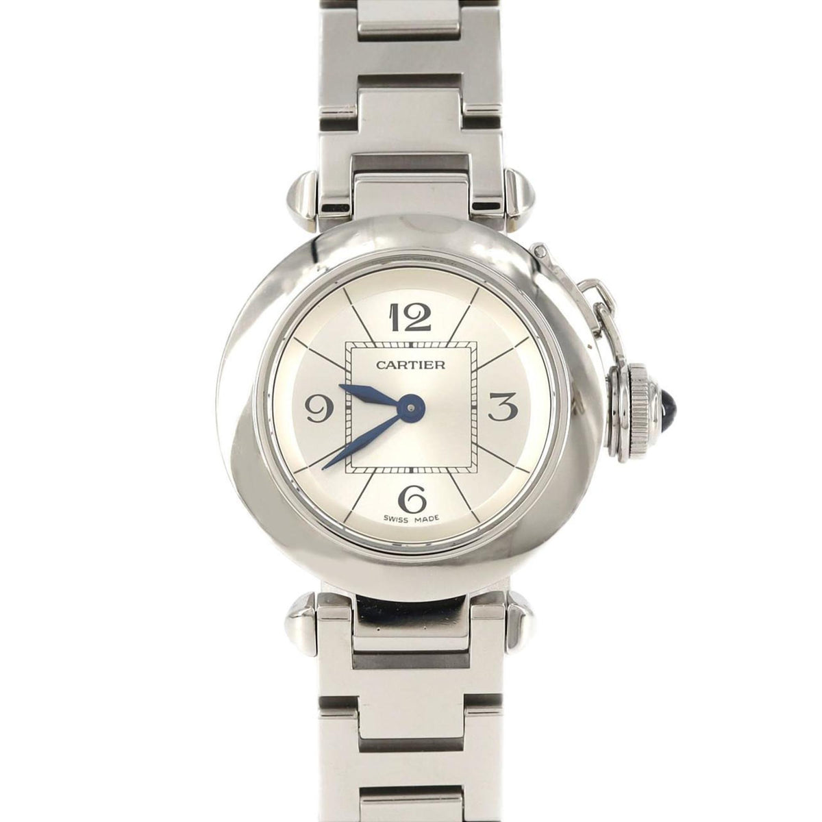 Pre-Owned Cartier Miss Pasha W3140007 Stainless Steel Quartz Watch