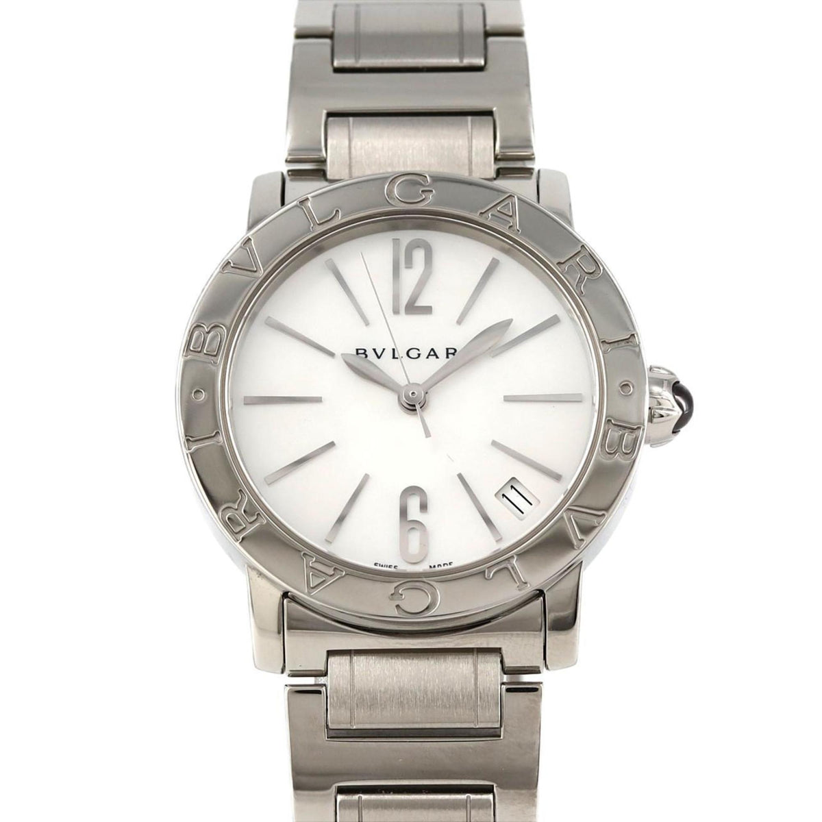 Gebrauchte Bvlgari BBL33S BBL33WSSD SS Armbanduhr Automatik 