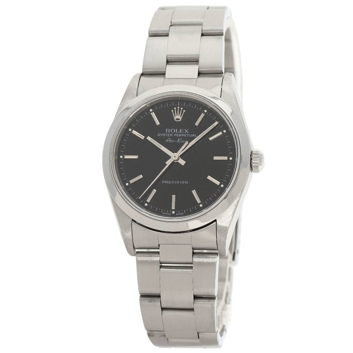 Gebrauchte Rolex 14000M Air King Uhr Edelstahl SS Herren 