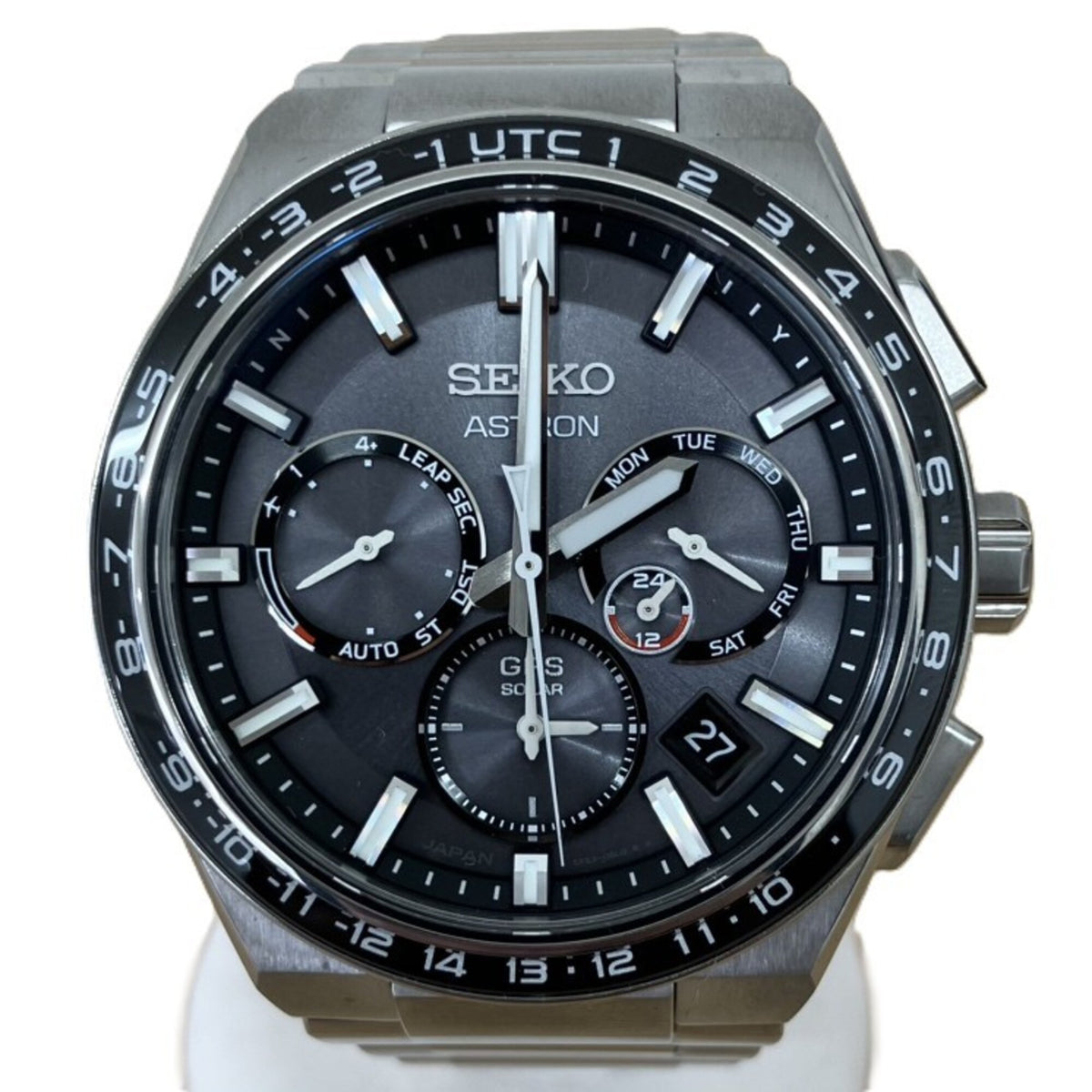 Pre-Owned SEIKO Astron 5X53 SBXC111 Watch, Solar Powered, GPS Satellite Radio Wave Correction