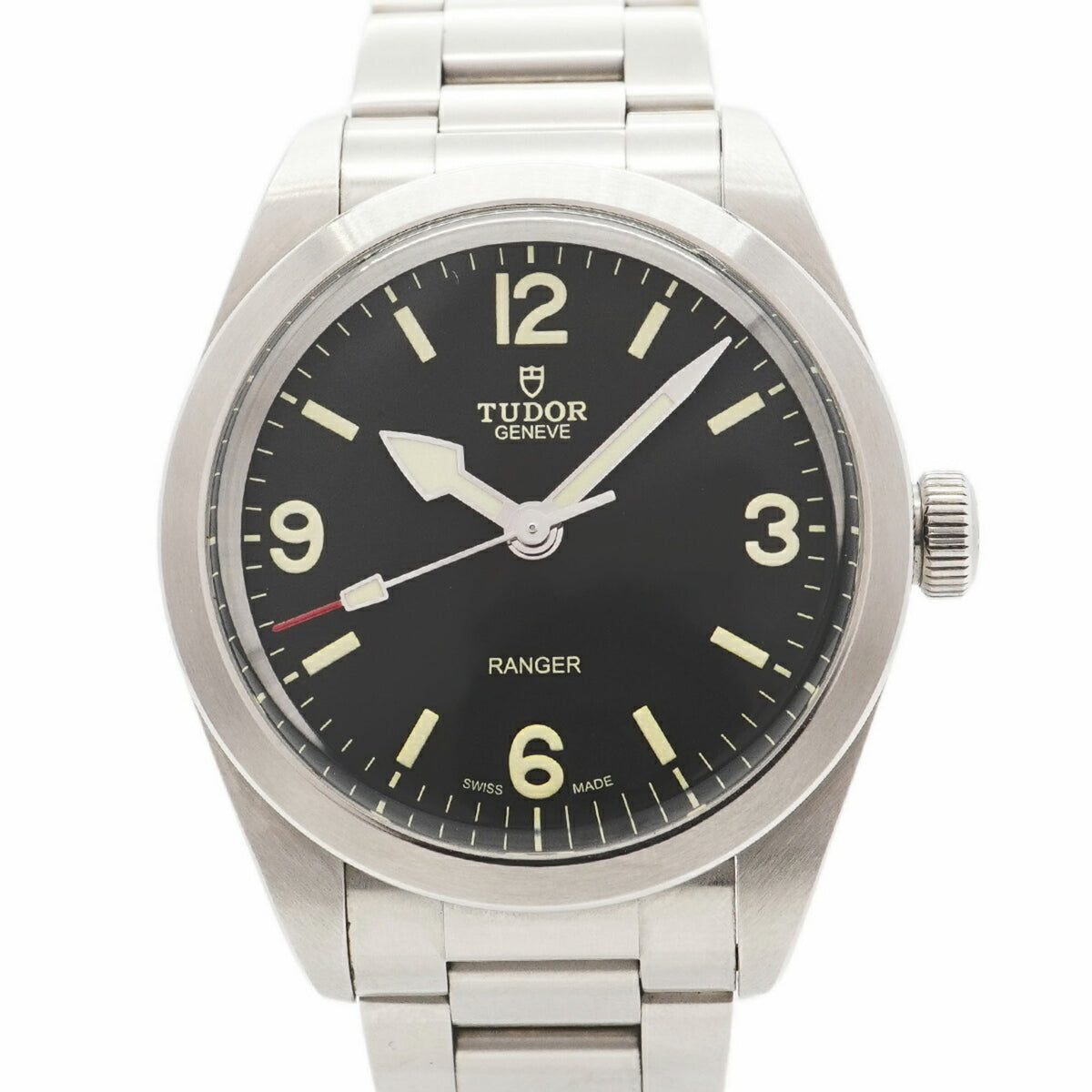Pre-Owned Tudor Ranger 79950 Black Dial Men's Watch
