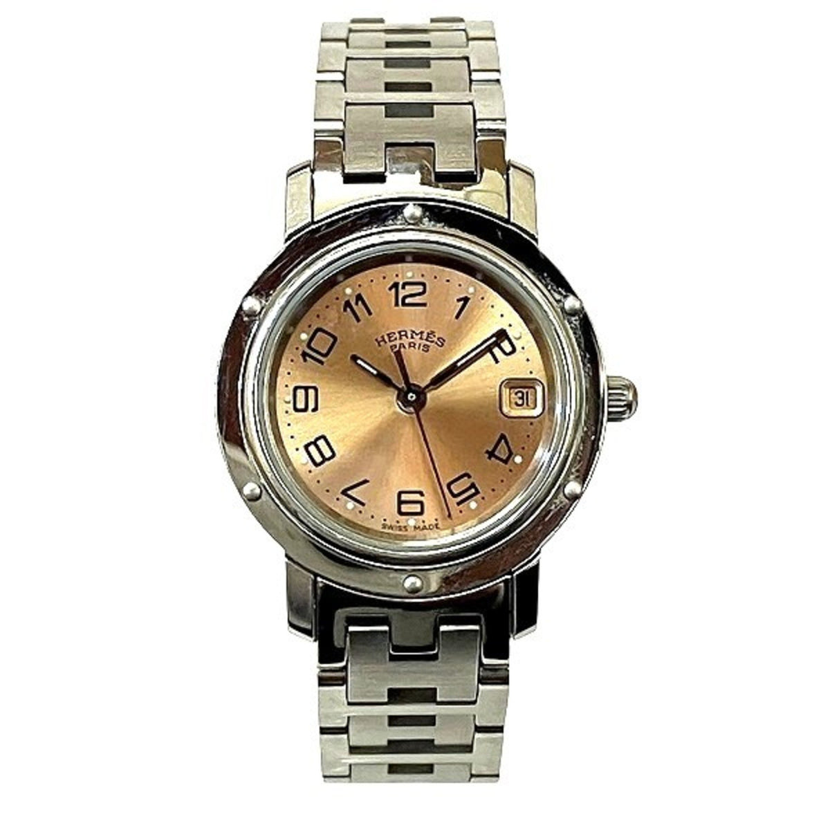 Gebrauchte Hermes Clipper CL4.210 Quarzuhr Damenarmbanduhr 