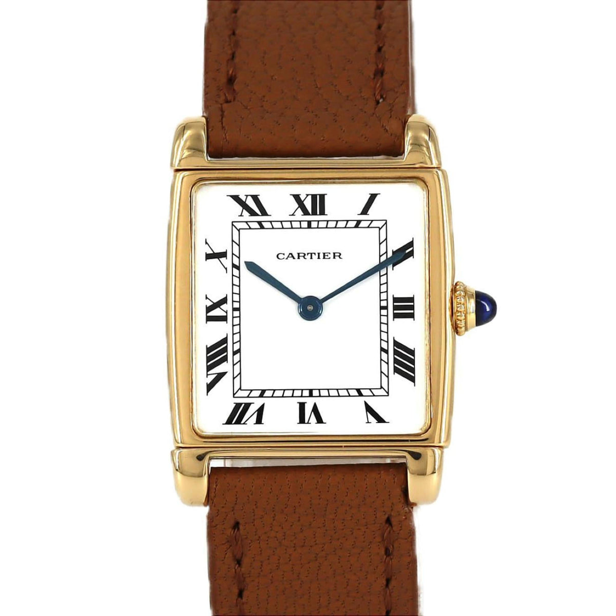 Pre-Owned Cartier Tank Reverso LM YG watch, manual winding