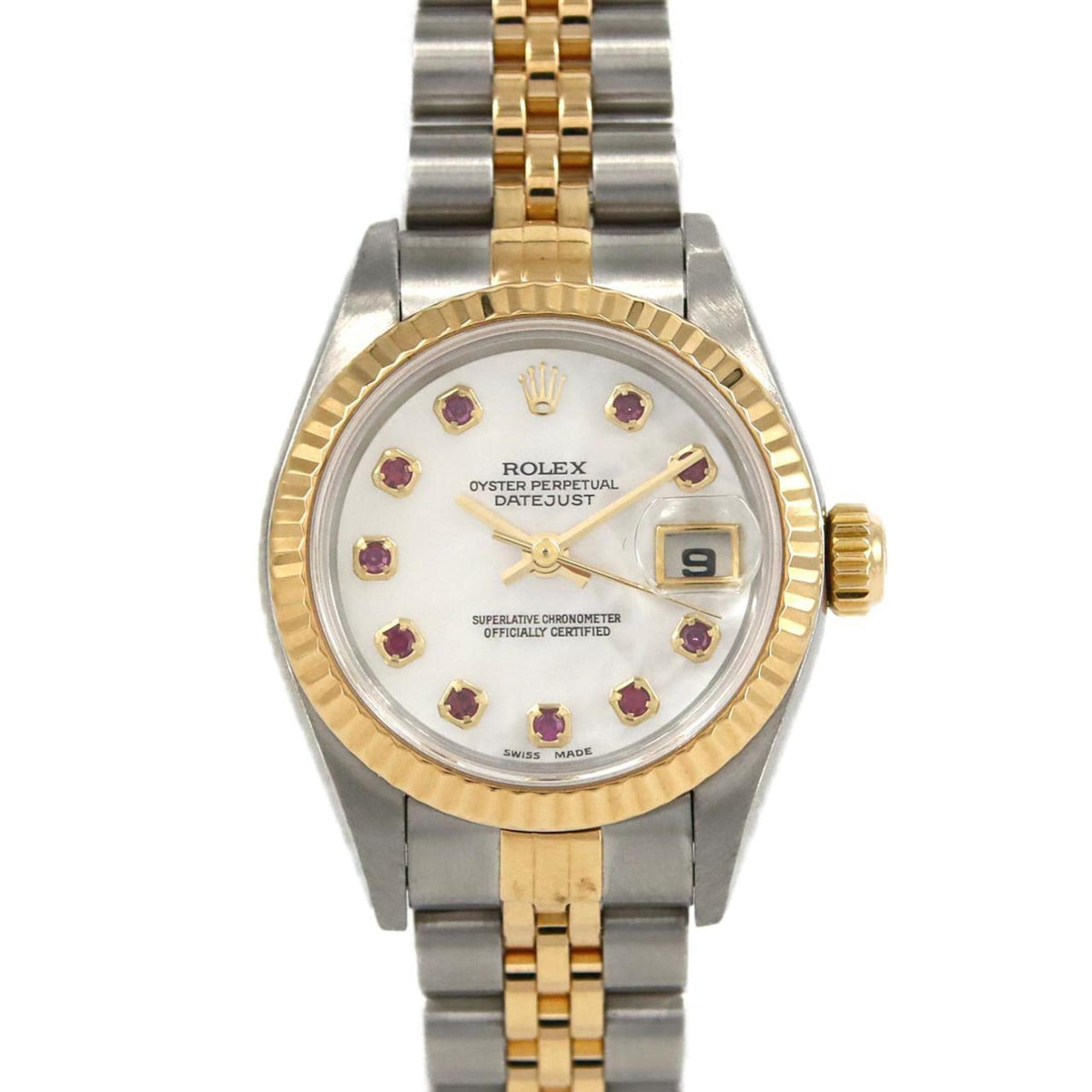 Pre-Owned Rolex Datejust 79173NGR SSxYG Automatic Watch P-Serial