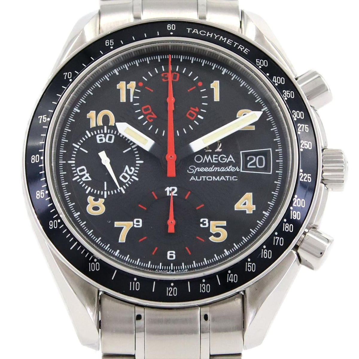 Gebrauchte Omega Speedmaster Mark 40 3513.53 SS Armbanduhr Automatik 