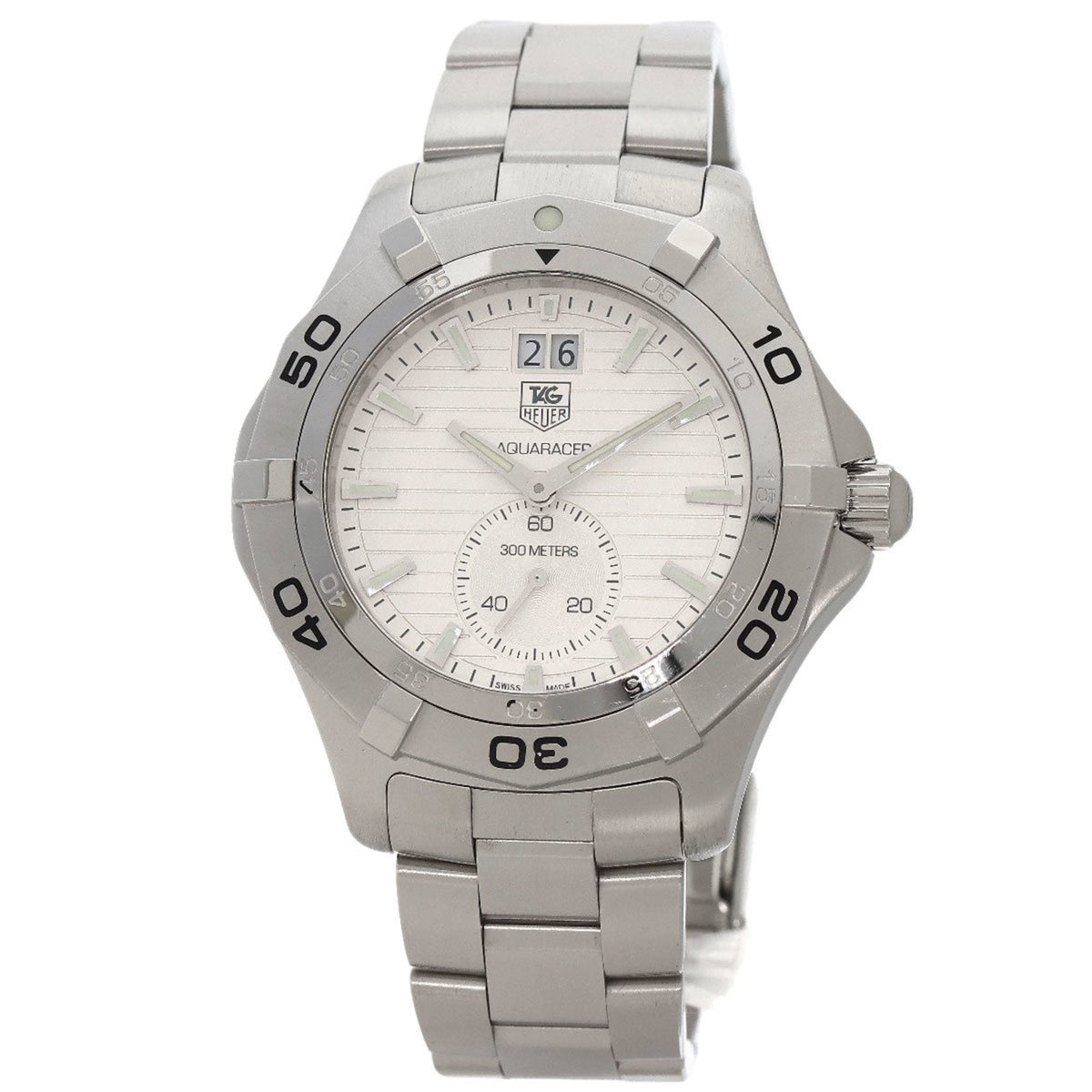 Gebrauchte TAG Heuer WAF1015.BA0822 Aquaracer Grand Date Uhr Edelstahl SS Herren HEUER 