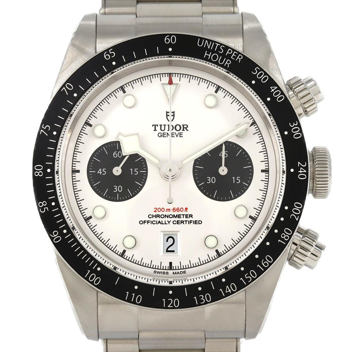 Gebrauchte Tudor Black Bay Chrono M79360N-0002 SS Automatikuhr 