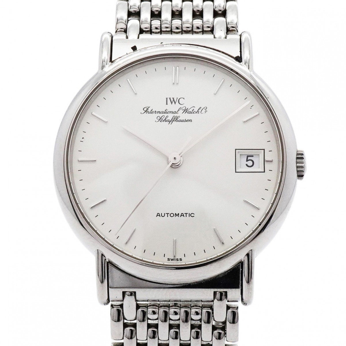 Pre-Owned IWC Schaffhausen Portofino IW351318 White Dial Men's Watch