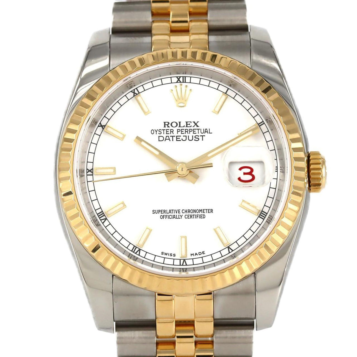 Gebrauchte Rolex Datejust 116233 SSxYG Automatikuhr, Zufallszahl 
