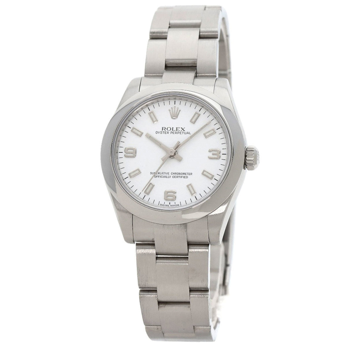 Gebrauchte Rolex 177200 Oyster Perpetual 31 Uhr Edelstahl SS Jungen 