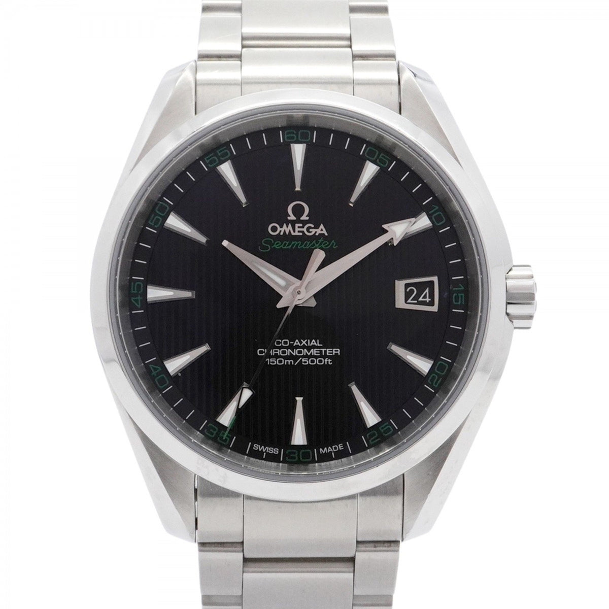 Gebrauchte Omega Seamaster 231.10.42.21.01.001 Herrenuhr mit schwarzem Zifferblatt 