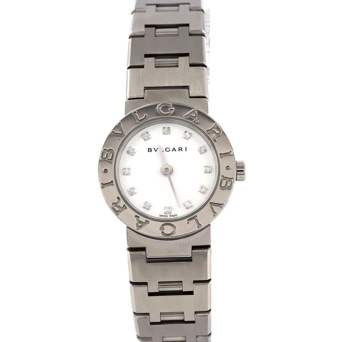 Gebrauchte Bvlgari 12P BB23SS BB23WSS 12JA SS Armbanduhr Quarz 