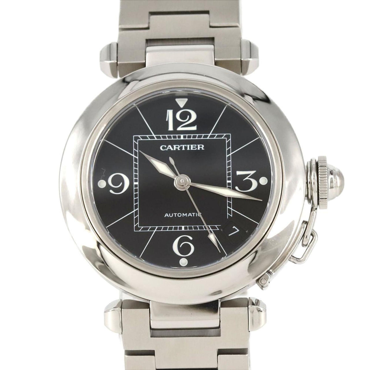 Pre-Owned Cartier Pasha C W31076M7 Stainless Steel Automatic Watch