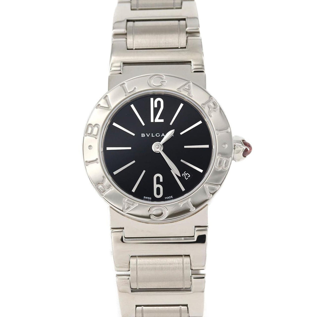 Gebrauchte Bvlgari BBL26S BBL26BSSD SS Armbanduhr Quarz 